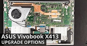 ASUS Vivobook X413 DISASSEMBLY and UPGRADE OPTIONS (Storage, WiFi, Thermal Paste)