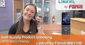 Linkvil by Fanvil W611W Portable WiFi Phone Unboxing | VoIP Supply