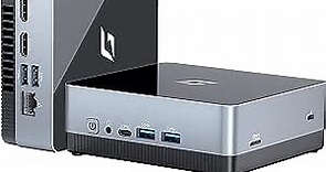 Nano J1 Linux Mini PC, Intel N5095A Quad-Core, 16GB RAM, 1TB PCIe SSD, 4K Dual Display, WiFi, Type-C, RJ45, VESA, Ubuntu OS