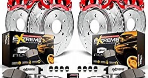 Power Stop KC2068-36 Front & Rear Z36 Truck and Tow Brake Kit with Calipers
