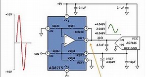 AD8275: 16 Bit Attenuating ADC Driver Interfaces HV Sensors to ADC