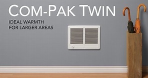 Cadet Com-Pak Twin electric wall heater | Cadet Heat
