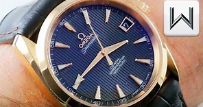 Omega Seamaster Aqua Terra 150m Sedna Gold (231.53.39.21.06.001) Luxury Watch Review