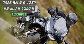 2023 BMW R 1250 RS and R 1250 R Updates