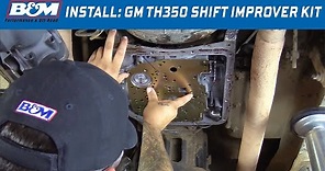 Install: B&M Shift Improver Kit 30262 for 1968-81 GM TH350 Automatic Transmissions