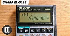 Sharp EL-512S from 1988 - AER Programming