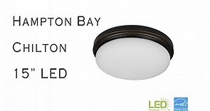 Hampton Bay Chilton 15 LED Flush Mount Light