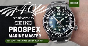 Unboxing 2021 Seiko Prospex Marine Master 300 140th Anniversary Green Dial SLA047J1
