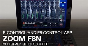 Zoom F8n: F-Control and F8 Control App