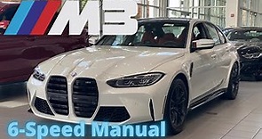 Walk Around and Overview: 2023 BMW M3 (6-speed manual, stripper spec)!