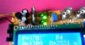 MAX038 function generator in combination with Arduino based spectrum analyzer