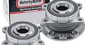 MotorbyMotor 512513 Front Wheel Bearing and Hub Assembly Fits for 2014-2019 Jeep Cherokee (AWD FWD), 2020 Jeep Cherokee Low-Runout OE Replacement (w/ABS)-2 Pack