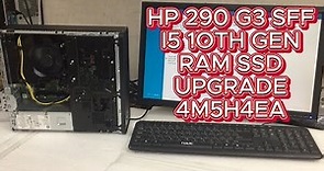 HP 290 G3 SFF i5 10th gen RAM SSD upgrade
