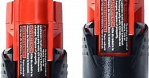 Bdreer 2 Pack 3000mAh 12V Lithium Ion Replacement Battery Compatible with Milwaukee M12 Battery 48-11-2401 48-11-2402 48-11-2411 48-11-2420 12-Volt Cordless Tools