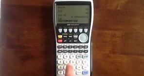 Casio Graphical Calculators: Basics (fx-9860GII, CG-20, CG50)