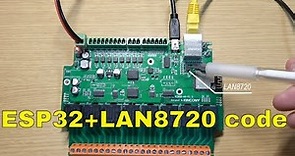Lesson18- how to use UDP communication with KC868-A8 by ethernet
