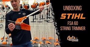 First Look at the Stihl FSA 60 String Trimmer