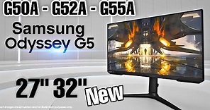 32 G50A, G52A HDR400, 27 G55A New Samsung Odyssey Monitors
