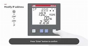 How to configure Modbus TCP/IP communication on M1M power meter
