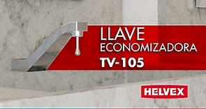 Llave de lavabo ahorradora de agua💦 TV-105 | HELVEX