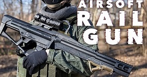 Custom Airsoft Railgun // Reach s SRU VSR-10 Build