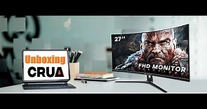 |Review&Unboxing| Crua 27 Curved 75hz Gaming Monitor