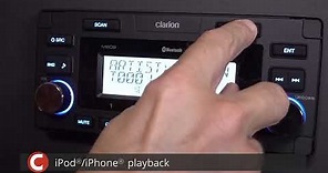 Clarion M608 Display and Controls Demo | Crutchfield Video