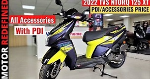 2022 TVS NTORQ 125 XT All Accessories With Price & PDI(Pre Delivery Inspection) | Motor Redefined