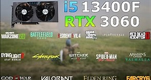 i5-13400F + RTX 3060 | 24 Games Tested in 2023 | is it a good build?