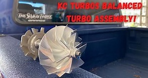 7.3L Dually gets KC Turbos balanced turbo assembly Part 1