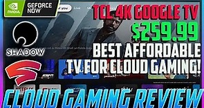 TCL 4-Series 4K UHD Google TV Cloud Gaming Review! The Best Affordable Tv For Cloud Gaming!