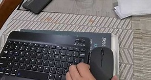 ACTUAL DEMO OF BK100 BLUETOOTH KEYBOARD AND BLUETOOTH MOUSE