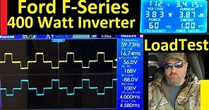 Ford F-Series 400 Watt AC Power Outlet - On Board Inverter Load Test and Review