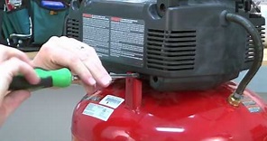 Porter Cable Air Compressor Repair – How to replace the Pressure Switch