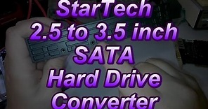 2.5 to 3.5 inch SATA Hard Drive Converter 25SATSAS35 from StarTech.com