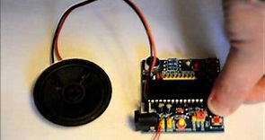 The ISD1700 Record and Playback Module - Records 60-75 Seconds Of Audio