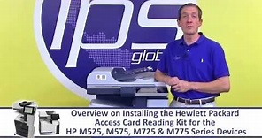 Installing an HPAC Card Reader Kit on an HP M525, 575, 630, 680, 725 & 775