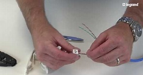 Ortronics: How-to-Terminate HDJ Jack with CAT6A Jack and Cable