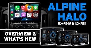 Alpine Halo 11-inch iLX-F511 Multimedia Head Unit with Wireless CarPlay & Android Auto