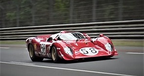 Ferrari 312 P on Le Mans Classic 2022 : Amazing V12 Sound ! [HD]