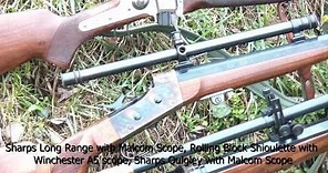 Shooting Pedersoli 45-70 Sharps and Rolling Block rifles