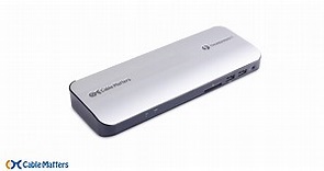 Cable Matters Thunderbolt 3 Dock with 60W Power Delivery for Windows & Mac Computers