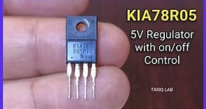 5V Regulator With On Off Control | KIA78R05