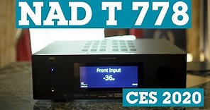 CES 2020: NAD T 778 BluOS-enabled AV surround sound receiver | Crutchfield