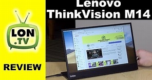 Lenovo ThinkVision M14 Portable USB-C Display Review