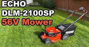 ECHO DLM-2100SP eForce 56 volt Self Propelled 21 Lawn Mower | First In Depth Look & Mow