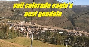 Eagle s Nest Gondola Vail Colorado HD