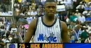 1995 NBA Finals Game 1– Nick Anderson 4 Missed Free Throws, Hakeem Game Winner in OT
