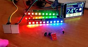 My Experiments with ESP32, ESPHOME and WS2812b LED displays