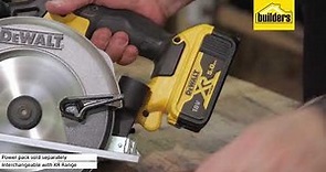 Cordless Hand-held Circular Saw -DeWalt 18v XR